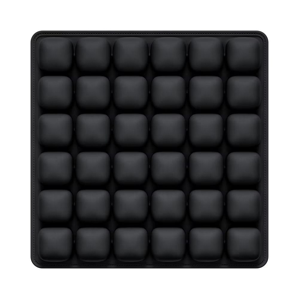 1Pc 3D Pressure Relief Air Cushion - Office Chair Car Seat Cushion, Back Support Pad for Desk, Chair, Wheelchair, Adjustable