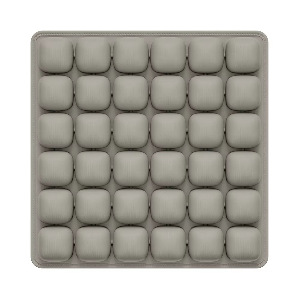 1Pc 3D Pressure Relief Air Cushion - Office Chair Car Seat Cushion, Back Support Pad for Desk, Chair, Wheelchair, Adjustable