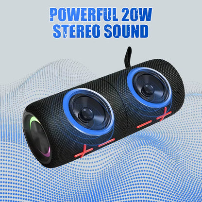 2 in 1 Magnetic Dual Splittable Bluetooth Speaker Split Wireless Bluetooth Speaker 20W Powerful IPX6 Waterproof TWS HIFI Stereo