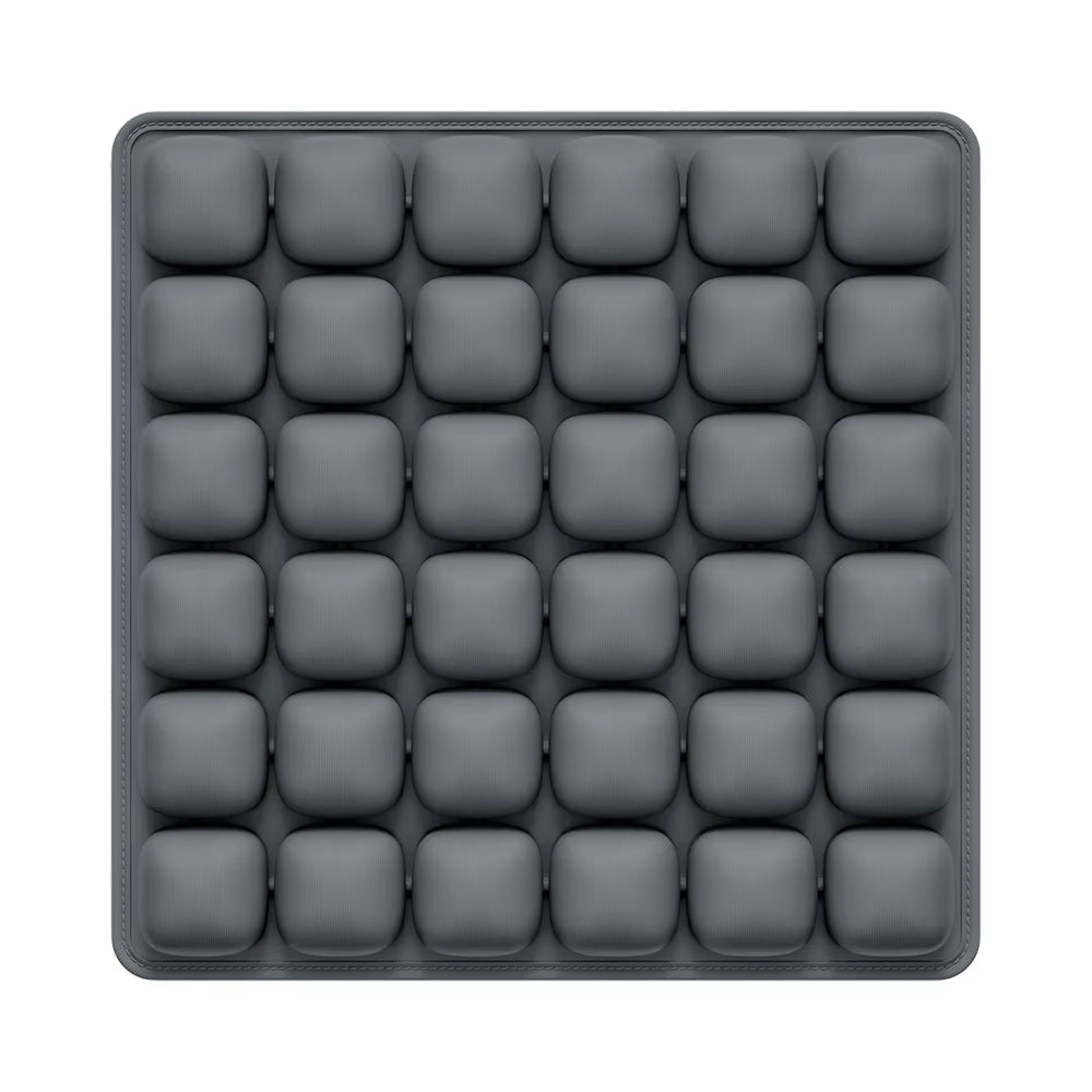 1Pc 3D Pressure Relief Air Cushion - Office Chair Car Seat Cushion, Back Support Pad for Desk, Chair, Wheelchair, Adjustable