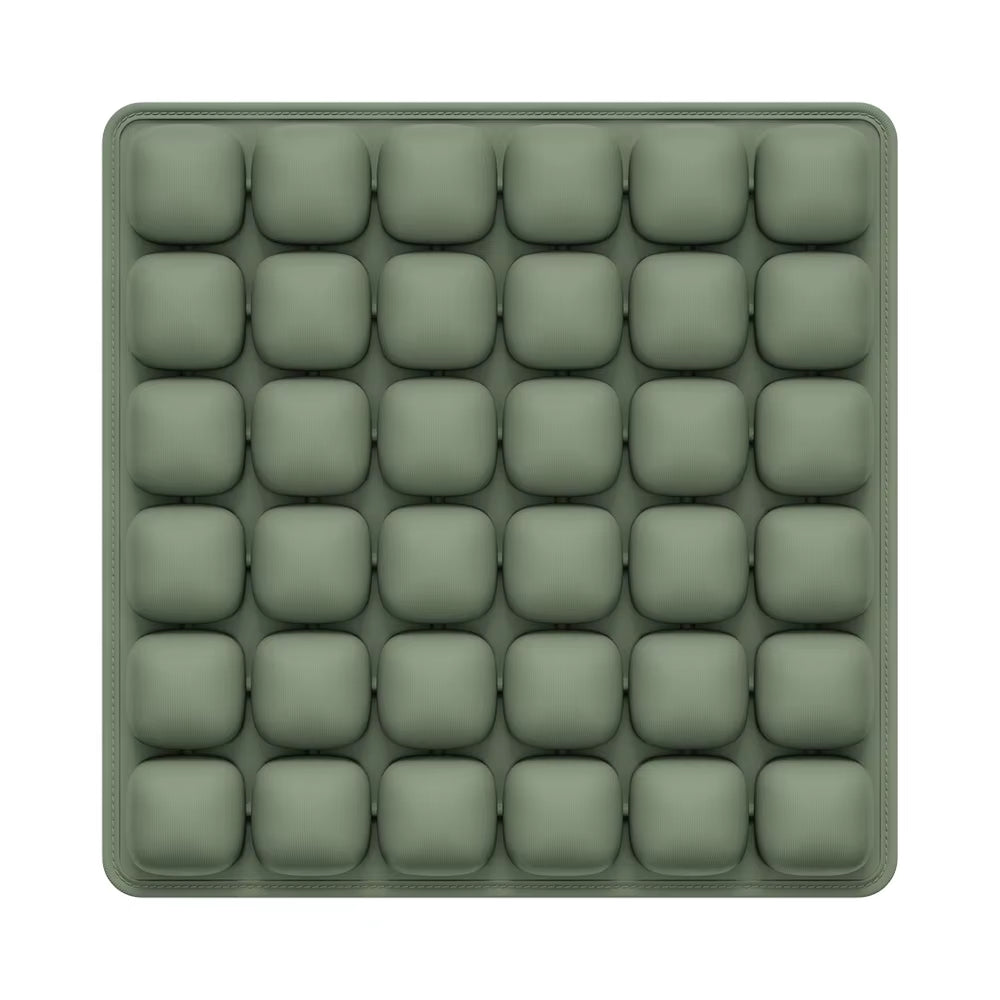 1Pc 3D Pressure Relief Air Cushion - Office Chair Car Seat Cushion, Back Support Pad for Desk, Chair, Wheelchair, Adjustable