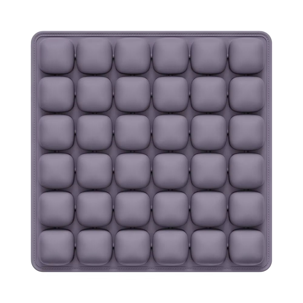 1Pc 3D Pressure Relief Air Cushion - Office Chair Car Seat Cushion, Back Support Pad for Desk, Chair, Wheelchair, Adjustable