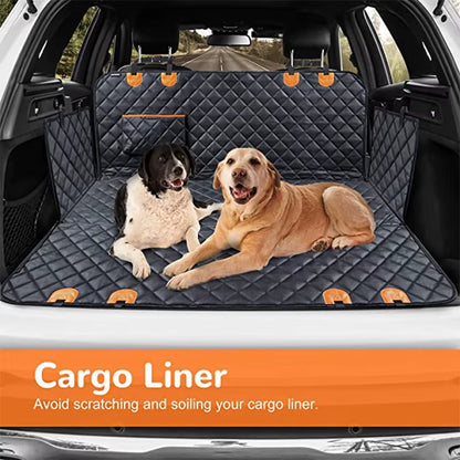 Dog Car Seat Cover Waterproof Pet Dog Carriers Travel Mat Hammock for Small Medium Large Dogs Car Rear Back Seat Safety Pad