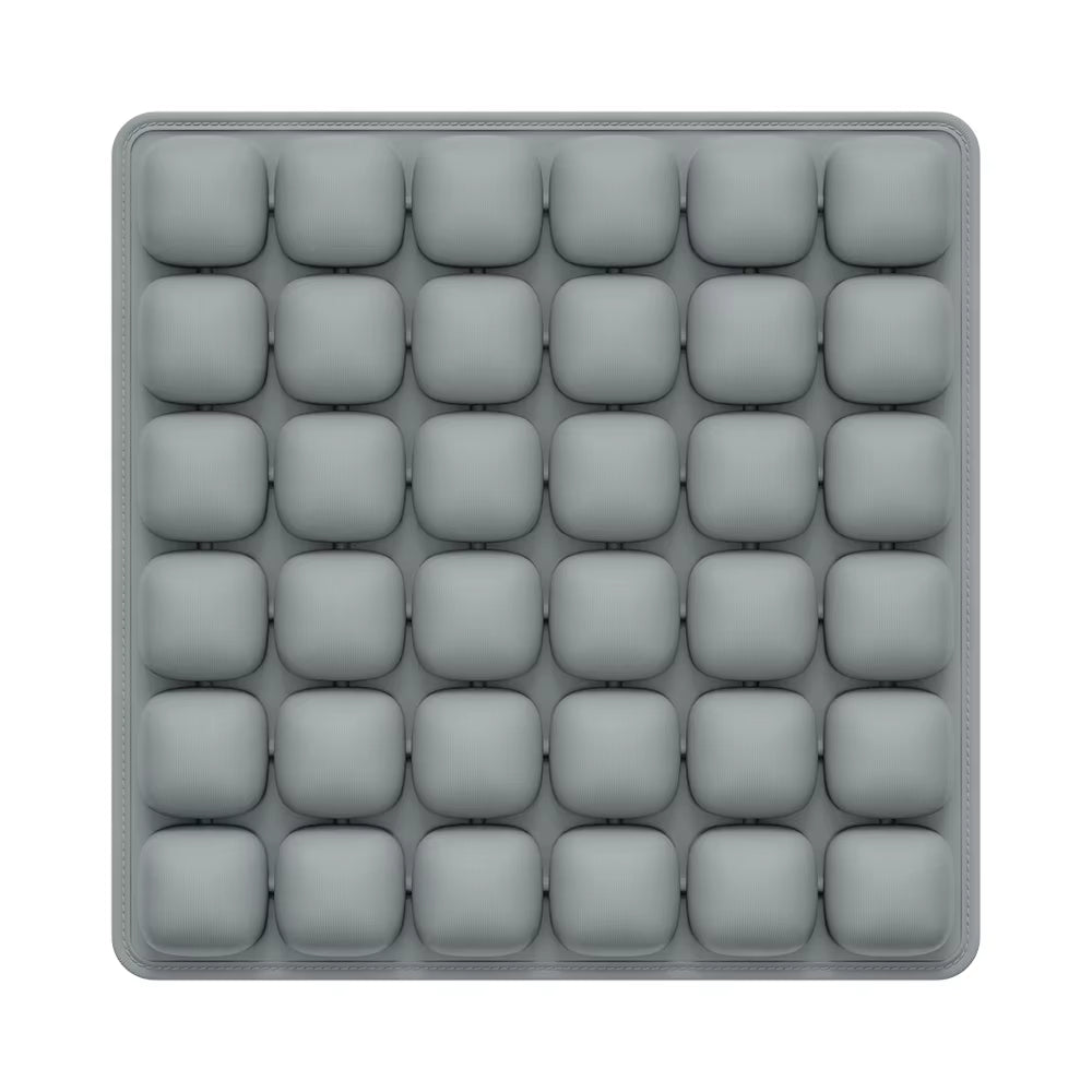 1Pc 3D Pressure Relief Air Cushion - Office Chair Car Seat Cushion, Back Support Pad for Desk, Chair, Wheelchair, Adjustable