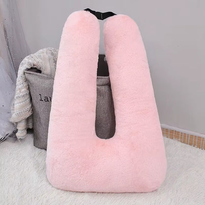 Car Pillow Safety Belts Pillows Cover Car Kids Travel Sleeping Pillows Auto Seatbelt Plush Cushion Shoulder Pad Cute Animal